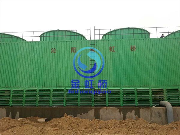 安裝在許昌瑞達生物科技的無(wú)填料冷卻塔